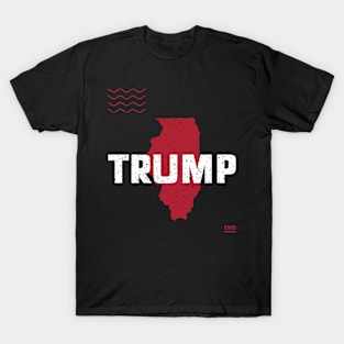 Trump Illinois 2020 - Red Wave, Red State T-Shirt